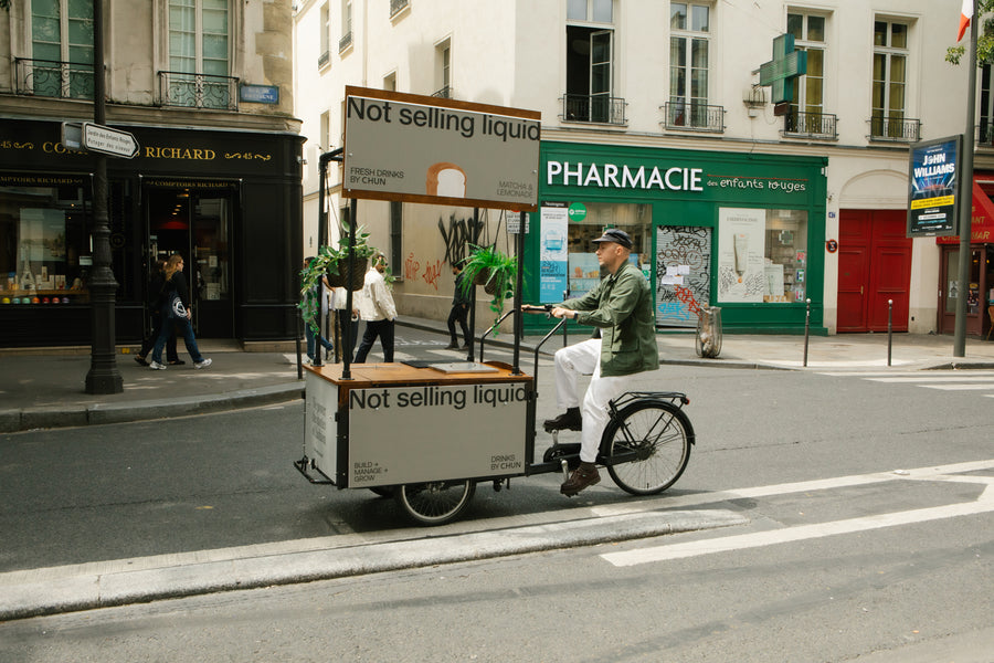 Visiting Paris Fashion Week in collaboration with Chun Café