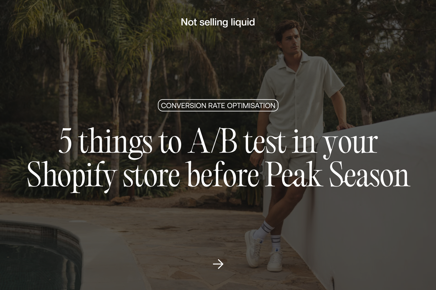 5 things to A/B test in your Shopify store before peak season